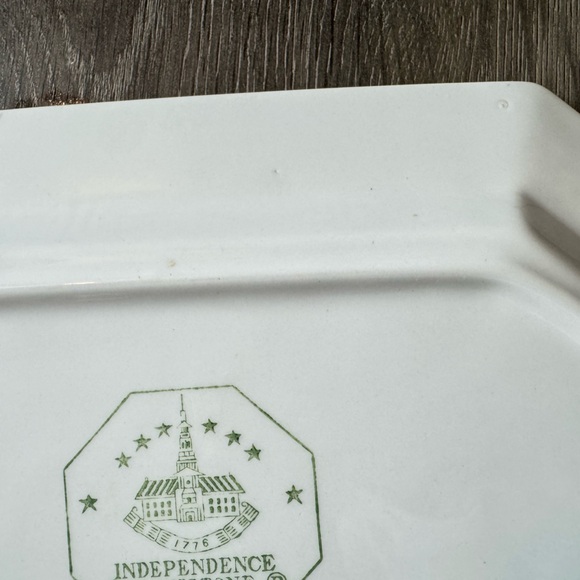 Vtg Independence Ironstone server-ware - Picture 11 of 14